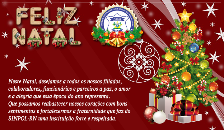 SINLOPAR DESEJA A TODOS UM FELIZ NATAL!